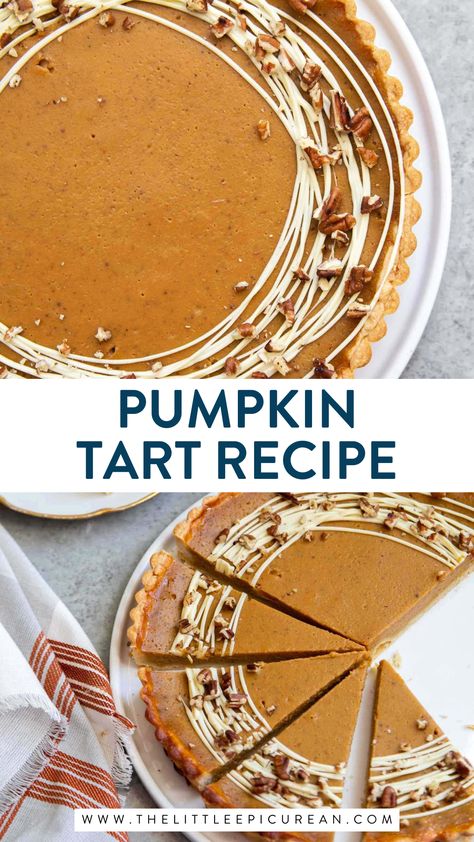 pumpkin tart Pumpkin Tartlets, Pumpkin Tarts Recipe, Tart Crust Recipe, Pumpkin Tart, Easy Pumpkin Dessert, Pumpkin Tarts, Pumpkin Pie Spice Mix, Tart Dough, Tarts Recipe