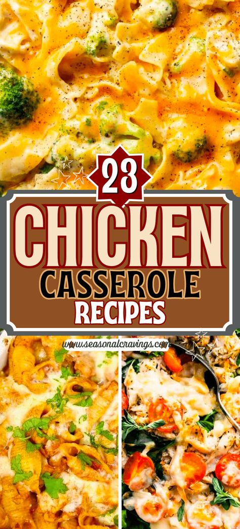 23 Chicken Casserole Recipes · Seasonal Cravings Boneless Chicken Casserole Recipes, Chicken Tenderloin Casserole, Spicy Chicken Casserole Recipes, Chicken Casserole Recipes Pasta, Healthy Chicken Casseroles, Chicken Casseroles, Shredded Chicken Casserole, Chicken Breast Casserole Recipes, Chicken Breast Casserole