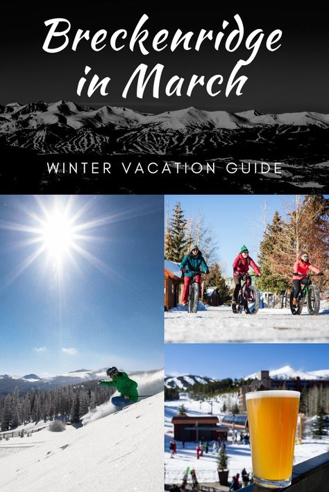 Breckenridge Colorado Spring, Denver Packing List, Colorado In March, Breckenridge Ski Trip, Colorado Springs Vacation, Breckenridge Ski Resort, Denver Travel, Road Trip To Colorado, Spring Skiing