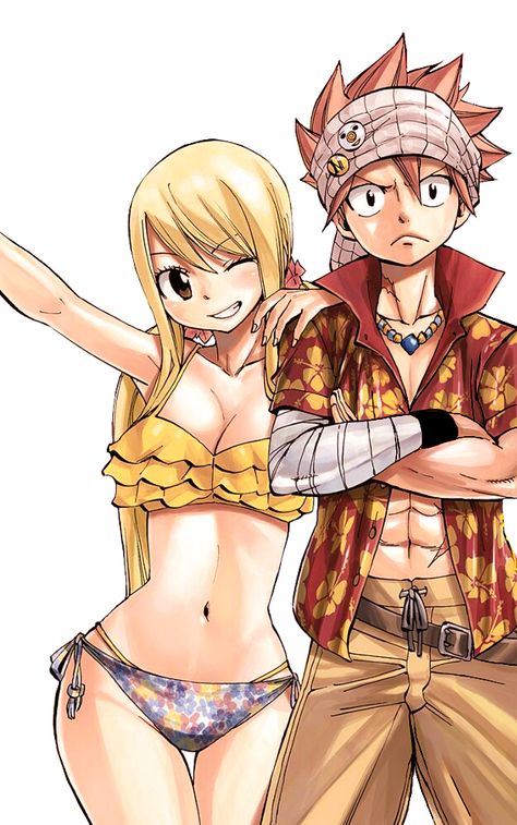 Natsu and Lucy :) Natsu E Lucy, Reborn Anime, Fairy Tail Natsu And Lucy, Natsu X Lucy, Fairy Tail Pictures, Fairy Tail Love, Anime Fairy Tail, Fairy Tail Nalu, Fairy Tail Lucy