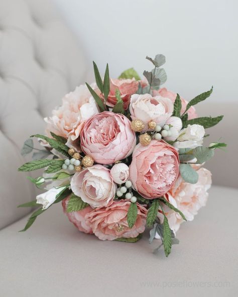 Paper Bridal Bouquet, Bouquet Pastel, Bridal Bouquet Bridesmaid, Bouquet Bridesmaid, Altar Flowers, Rose Bridal Bouquet, Blush Bouquet, Bridal Packages, Bouquet Bridal