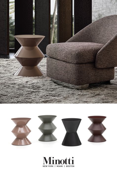 Hail Cesar! A sculpture-object that time has turned into an unparalleled icon of Minotti style. Cesar, by Rodolfo Dordoni, is a geometric side table covered in hi-gloss Senape lacquer. Eclectic and multi-functional, it serves as both a pouf and a coffee table, a decor element of contemporary taste that is also available in the outdoor version.⁠ ⁠ The Cesar table in various colors and configurations is in stock and available for quick shipping from our new stock collections. ⁠ ⁠ Shop today. Hail Cesar, Rodolfo Dordoni, Geometric Side Table, Modern Interiors, Table Covers, A Coffee, Modern Interior, Outdoor Spaces, Ankara