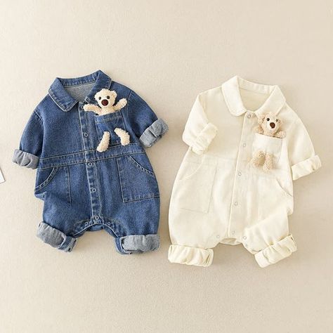 Newborn Outfits, Future Baby, Polo Collar, Baby Romper, Teddy Bears, Baby Pictures, Baby Boy Outfits, Baby Dress