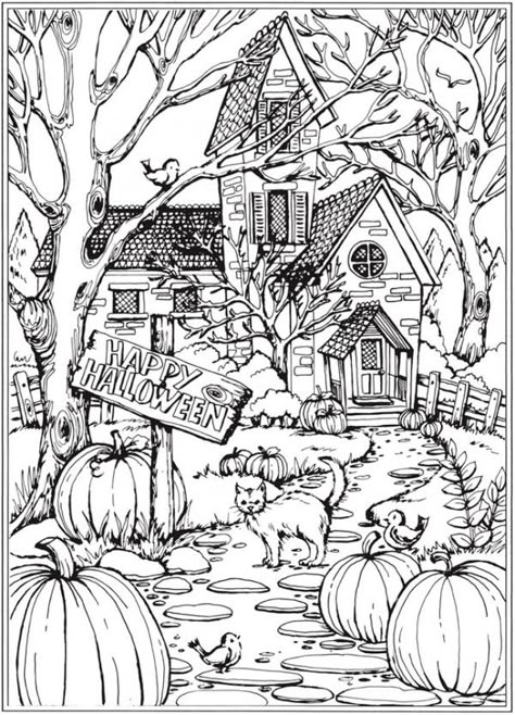 6 Fall and Halloween Coloring Pages – Stamping Fall Coloring Pictures, Autumn Coloring Pages, Nightwing Cosplay, Fall Coloring Sheets, Halloween Coloring Pages Printable, Drawing Colouring, Pumpkin Coloring, Farm Coloring Pages, Diy Pineapple