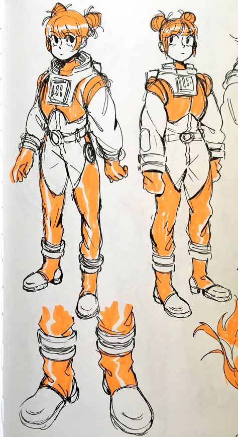 Astronaut Drawing, Space Suits, 캐릭터 드로잉, Cartoon Character Design, Art Poses, Character Design References, Funky Art, Animated Characters, In Space