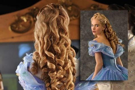 Cinderella Hair Styles, Cinderella Prom Hair, Cinderella Hairstyle Prom, Yule Ball Hairstyles, Cinderella Hairstyle, Cinderella Quince, Disney Hairstyles, Cinderella Musical, Billionaire Aesthetic