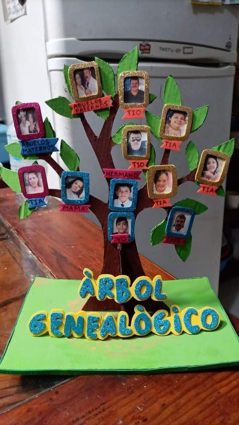 Family Tree Ideas Kindergarten, Diy Family Tree Project For School, Kindergarten Family Tree Project, Family Tree Ideas For Kids Project, Family Tree Ideas For Kids, Diy Family Tree Project, Family Tree Ideas, Family Trees Diy, Family Tree For Kids