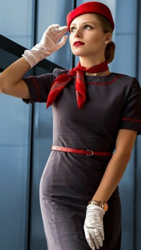 Ushers Outfits For Ladies, Flight Attendant Hair, Air Hostess Uniform, Airline Attendant, Flight Girls, Stewardess Uniform, Airline Uniforms, Flight Attendant Fashion, Flight Attendant Uniform