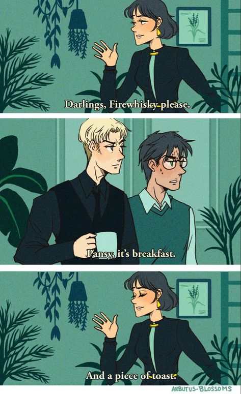 Harry Potter Slytherin gan Draco Malfoy fanart  comic fan art artist green character dracotok Harry Potter And Draco, Harry Potter And Draco Malfoy, Harry And Draco, Harry Potter Memes Hilarious, Gay Harry Potter, Harry Potter Images, Harry Potter Comics, Draco Harry Potter, Harry Potter Draco Malfoy