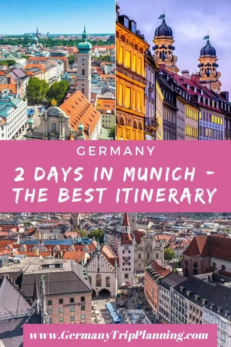 2 days in Munich - what to do and see - Germany Trip Planning Germany Travel Destinations, Germany Trip, Germany Castles, Europe Trip Itinerary, Instagrammable Places, Visit Europe, Europe Travel Guide, Munich Germany, New Town