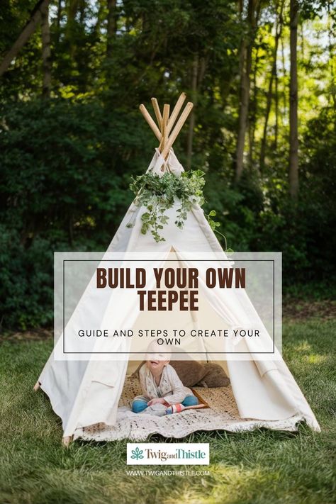 Learn how to personalize your teepee tent with creative touches and custom decorations. Make it uniquely yours. #PersonalizedTeepee #CreativeDecor #DIYProjects #UniqueTents #CraftingFun How To Make Teepee, Build A Teepee, Make A Teepee, Diy Teepee Tent, Diy Teepee, Teepee Tent, Custom Decor, Easy Diy Crafts, Creative Decor