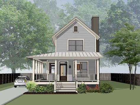 Farm Style House, Narrow House Plans, Southern Style House Plans, Narrow Lot House, Narrow Lot House Plans, House Plans 3 Bedroom, Monster House Plans, Narrow House, Country Style House Plans