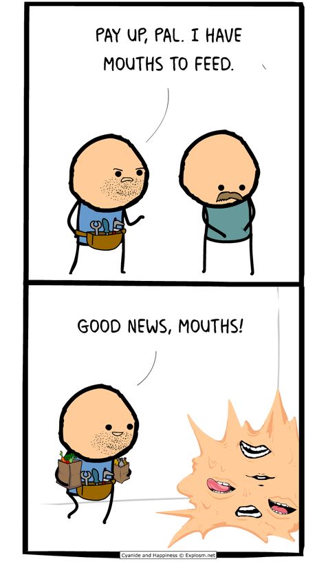 Cyanide And Happiness Comics, Cyanide And Happiness, Fart Humor, Funny Comic Strips, Online Comics, Bad Memes, Comics Memes, Fresh Memes, Bad Jokes