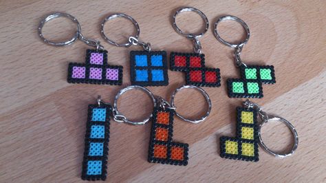 Tetris Hamma Beads Ideas, Hamma Beads, Beads Ideas, Perler Bead Patterns, Bead Patterns, Perler Bead, Hama Beads, Perler Beads, Plastic Canvas