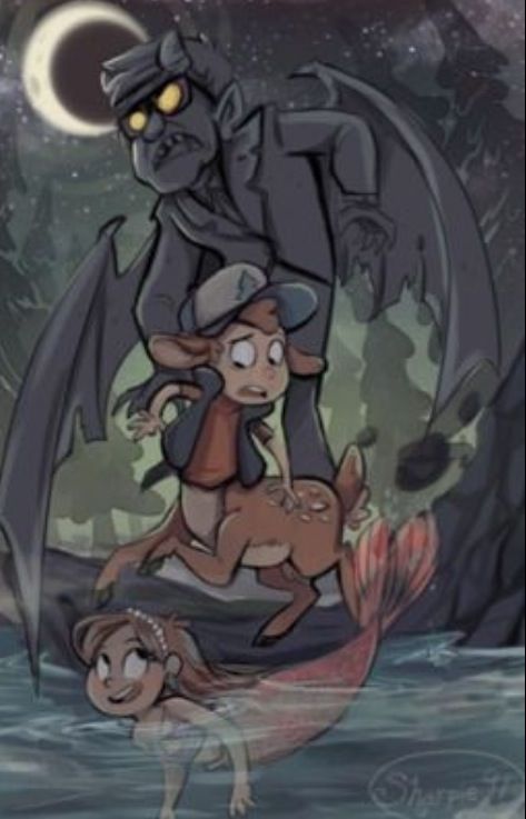 Read Monster Falls - The Begining - Wattpad Gravity Falls Au Monsters, Gravity Falls Monster Au, Monster Falls Au, Pines Family, Monster Falls, Mystery Shack, Bd Art, Gravity Falls Bill, Gravity Fall