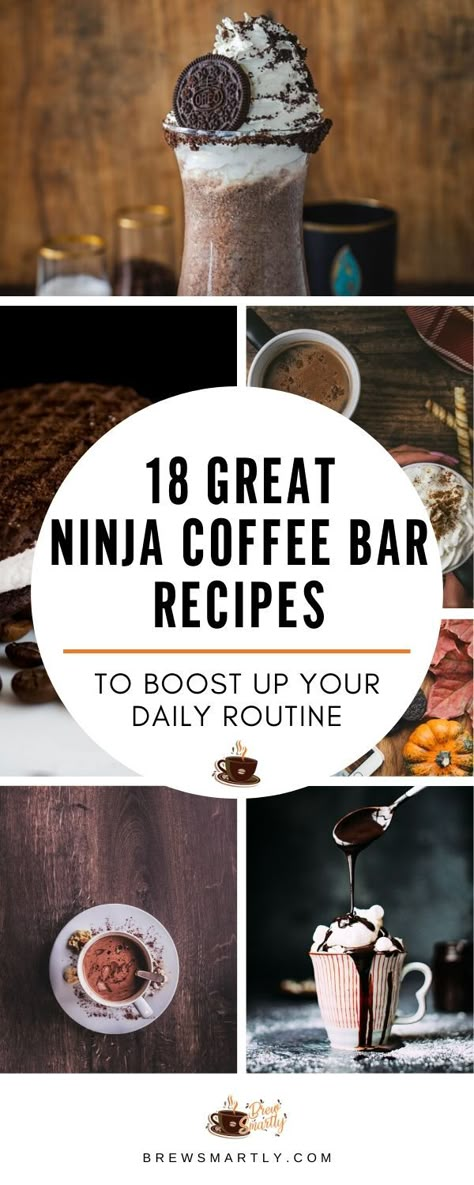 Coffee Bar Recipes, Coffee Maker Recipes, Speciality Coffee Recipes, Ninja Coffee Bar Recipes, Barista Recipe, Ninja Coffee Maker, Coffee Recipes Hot, Homemade Coffee Drinks, Ninja Coffee Bar