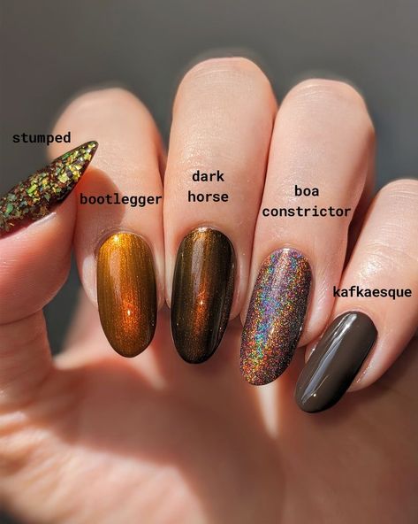 Basic Nail Polish, Midnight Rodeo, Alice In Wonderland Nails, Til The Cows Come Home, Natural Cleaning Products Diy, Basic Nail, Brown Nail Polish, Nail Polish Shades, Home Dark