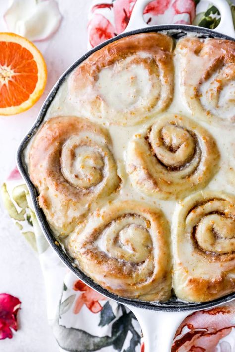 Orange Cardamom Cinnamon Rolls, Orange Cardamom Buns, Orange Cardamom Rolls, Cardamom Cinnamon Rolls, Orange Cardamom Bread, Flavored Cinnamon Rolls, Orange Rolls Recipe, Cardamom Recipes, Cardamom Rolls