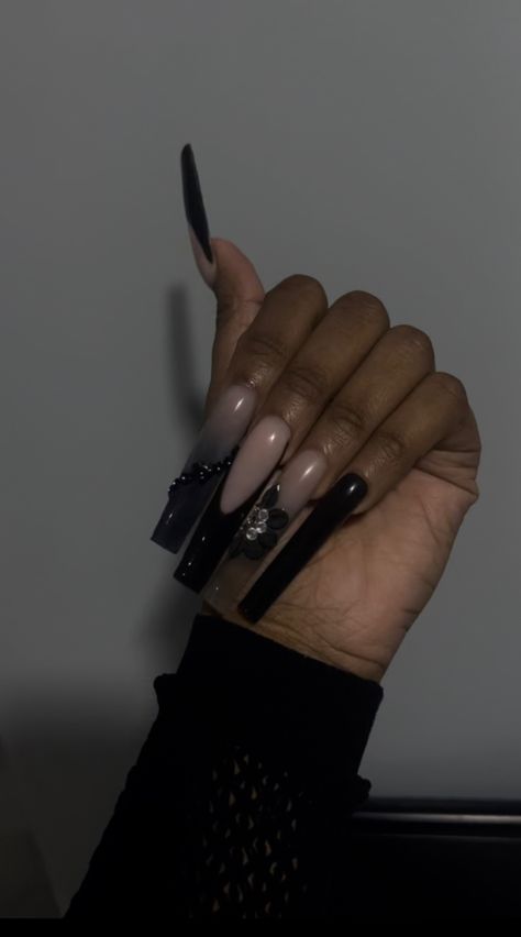 Birthday Nail Set, Birthday Nail, Birthday Nails, Nail Inspo, Nails, Birthday, Black