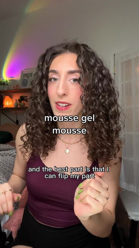 I ❤️ mousse #curlyhair #curlyhairtutorial #curls #curlygirl #curly #cu... | TikTok Best Curl Mousse, How To Use Moose For Hair Curls, Curl Mousse For Natural Hair, Hair Mousse How To Use, Mousse For Curly Hair, Curly Hair Gel, Curling Mousse, Mousse Hair, Gel Curly Hair