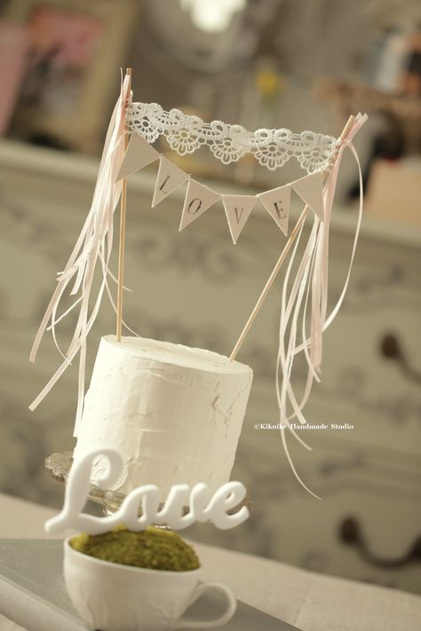 Lace cake topper,LOVE Wedding Cake Topper Banner,Rustic we… | Flickr Wedding Cake Banner Topper, Cardstock Wedding Cake Topper, Cake Topper Wedding Romantic, Romantic Cake Topper, Elegant Cake Topper, Engagement Banner, Cake Bunting Topper, Love Cake Topper, Rustic Wedding Cake Toppers