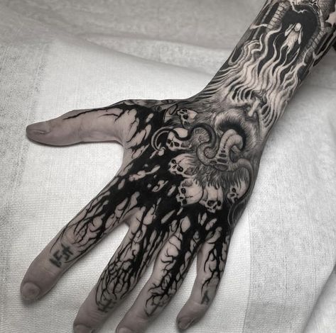 Satanic Hand Tattoo, Dante’s Inferno Tattoo, Dantes Inferno Tattoo, Devil Hand Tattoo, God Hand Tattoo, Dante Tattoo, 666 Tattoo, Back Of Hand Tattoos, Tattooed People