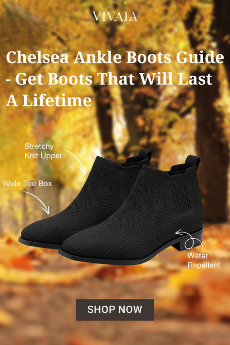 Elevate your style with VIVAIA Ryan Chelsea Boots. They're classic, comfortable, and always ready to impress.🌟Now are back in stock!✅Zero break-in time✅Arch support✅Stretchable band design to fit your ankle✅Water-repellent✅Anti-slip rubber outsole✅Versatile styles to match any outfit✅Free Shipping & Returns #boots #sandals #mules #loafers #heels #flats #shoes #womenfashion #womenshoes #fashion #outfits #ootd #sustainable #archsupport #ecofriendly #bunions #vegan #travel #winter #autumn #spring Vivaia Boots, Loafers Heels, Sustainable Shoes, Comfortable Ankle Boots, Shoes Trends, Shoes Boots Heels, Mules Sandals, Travel Winter, Vegan Travel