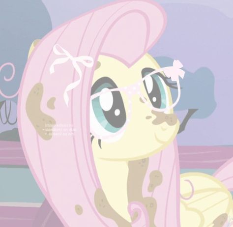 Cute Icon, Fluttershy, Pink Hair, Hair, Pink