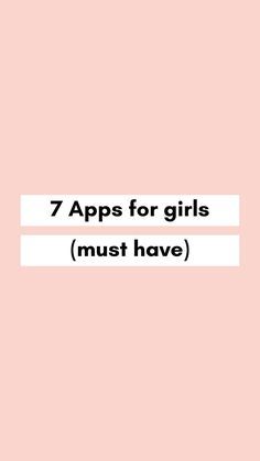 Discover my 7 favorite (must have) personal development + health apps that will help you to change your life ✨ Apps Every Girl Should Have, It Girl Apps, Apps Must Have Android, Apps To Download On Your Phone, Apps All Girls Should Have, Fun Apps To Download, Apps You Need, Cute Apps, Apps For Productivity