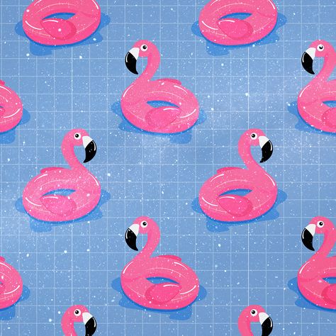 Pink Flamingo Float, Pink Flamingo Pool, Flamingo Pool Float, Flamingo Illustration, Flamingo Float, Flamingo Pool, Poster Pink, Flamingo Pattern, Summer Pattern