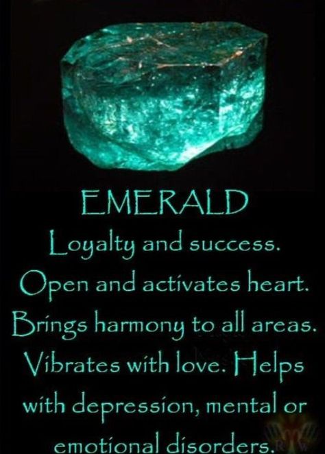 Emerald | Loyalty and Success Emerald Green Stone, Crystal Guide, Crystals Healing Properties, Spiritual Crystals, Gemstone Meanings, Crystal Therapy, Crystal Healing Stones, Crystal Magic, Crystal Meanings