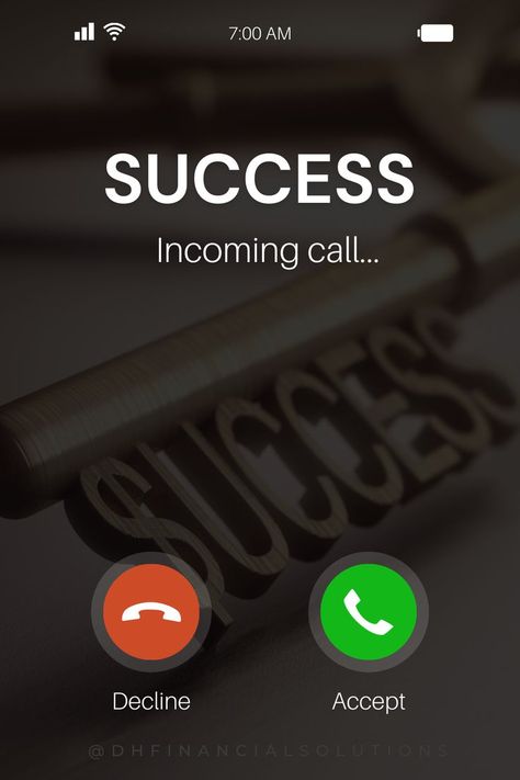 Success is always knocking on your door. Are you going to accept the call? If yes, congratulations on your success! You're off to a great start! #success #inspiration #motivation #phone #call #message #incomingcall#instagood #phonecall #follow #dreams #inspirational #quote #quoteoftheday #motivationalquotes #quotes #dhfinancialsolutions Follow Dreams, Exam Motivation, Manifesting Vision Board, Success Inspiration, Study Motivation Video, Vision Board Affirmations, Affirmations For Happiness, Luck Quotes, Vision Board Manifestation