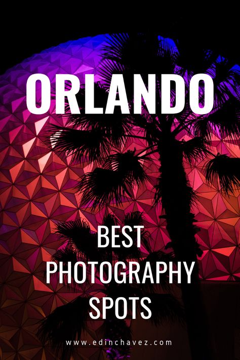 Best Photography Spots in Orlando Florida Orlando Florida Picture Ideas, Orlando Florida Photography, Orlando Florida Instagram Pictures, Orlando Instagram Spots, Orlando Photoshoot Locations, Orlando Photo Ideas, Orlando Photography, Orlando Universal, Orlando Photos