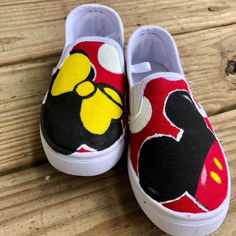 Hand Painted Disney Shoes! $30 A Pair! Brand New Hand Painted Disney Shoes, Disney Shoes Diy, Disney Shoes, Painted Shoes, Diy Shoes, Tattoos With Meaning, Canvas Shoes, Custom Paint, Under The Sea