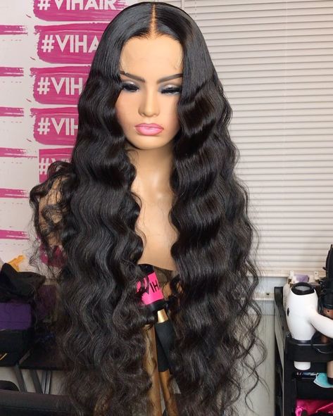 Soft Crimps, Crimped Hair, Custom Wigs, Outfit Goals, Hair Stylist, Wigs, Bundles, Long Hair Styles, Hair Styles