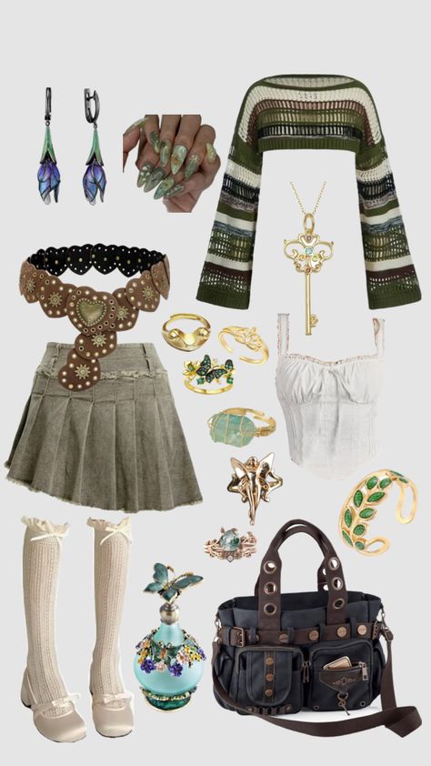 Fairy core cozy outfit inspo for fall Fairy Core Aesthetic Outfits, Fairy Core Outfits, Fairy Core Aesthetic, Outfit For Fall, Fair Outfits, Estilo Hippy, Earthy Outfits, Fairy Clothes, Cozy Outfit