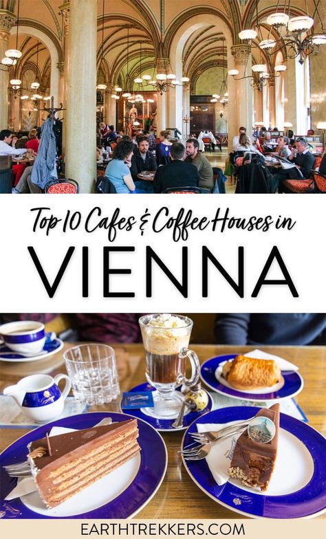 Best cafes in Vienna, Austria. Top 10 cafes, coffee houses, and patisseries to try in Vienna. Includes Demel, Sacher Cafe, Cafe Central, Aida, Oberlaa, Cafe Landtmann and more. Cafe Sacher Vienna, Cafe Demel Vienna, Vienna Cafe Central, Vienna Hidden Gems, Cafe Central Vienna, Demel Vienna, Cafes In Vienna, Vienna Shopping, Vienna Coffee House