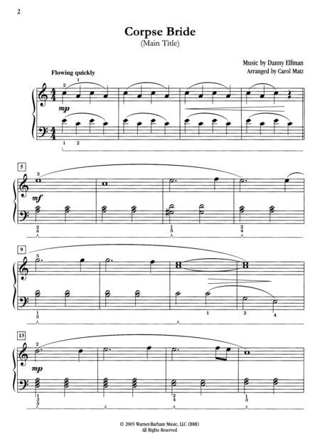 Corpse bride main theme easy Corpse Bride Piano, Time Decorations, Piano Easy, Clarinet Sheet Music, Saxophone Sheet Music, Danny Elfman, Mariachi Band, Piano Studio, Easy Piano Sheet Music