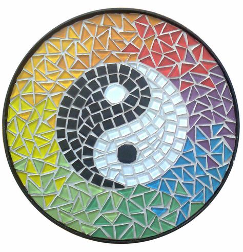 Mosaic Patterns For Beginners, Free Mosaic Patterns, Chinese Theme, Mosaic Stepping Stones, Mosaic Pots, Mosaic Flower Pots, Mosaic Table Top, Wrought Iron Table, Afrique Art