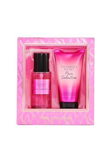 Victoria's Secret Pure Seduction 2 Piece Mini Mist & Lotion Gift Set Vanilla Body Spray, Victoria's Secret Pure Seduction, Victoria Secret Love Spell, Pure Seduction, Lotion Gift, Mini Fragrance, Victoria Secret Fragrances, Fragrance Lotion, Gift Sets For Women