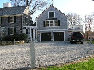 A Dover, MA addition: Garage, master bedroom suite, master deck, entry foyer, po - traditional - exterior - boston - by Ronald Sauve Garage Addition With Master Suite Above, Addition Above Garage, Above Garage Addition, Garrison Colonial, Bungalow Conversion, Farmhouse Addition, Master Suite Addition, Suite Master, Bedroom Addition