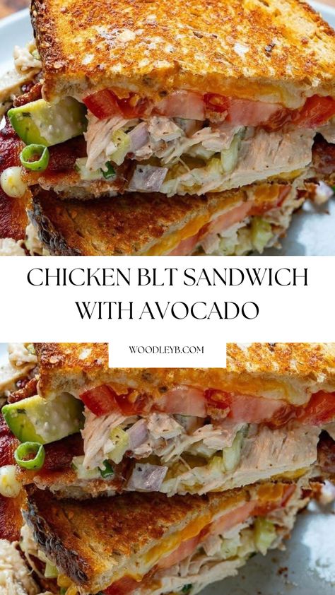 This Best Creamy Chicken BLT Sandwich with Avocado is a mouthwatering twist on the classic BLT. Tender, juicy chicken is paired with crispy bacon, fresh lettuce, and a creamy sauce, all sandwiched between two slices of perfectly toasted bread. The addition of creamy avocado adds a rich, smooth texture that elevates this sandwich to the next level. Whether you’re making it for lunch or dinner, this flavorful sandwich will satisfy your cravings for something hearty and delicious!