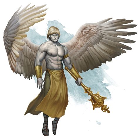 Monsters for Dungeons & Dragons (D&D) Fifth Edition (5e) - D&D Beyond Rpg Creatures, Male Angels, Monster Manual, Curse Of Strahd, D D Monsters, Angel Warrior, Ange Demon, Dnd Monsters, Fantasy Races