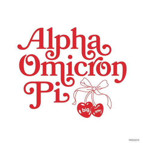 Design unique and trendy custom merch for your Greek organization from Fresh Prints! Submit a proof request to get a free mockup of your design today.   Alpha Omicron Pi designs | Alpha Omicron Pi apparel | custom apparel | greek apparel | Sorority designs | Big Little Reveal designs  |Big Little Reveal apparel | cherry | cherries | cute | ribbon | text | font | script | Alpha Omicron Pi | Big Little Reveal | Sorority | Sisterhood | Greek Life  #shirtjustgotcrazy #freshprints Aoii Aesthetic, Alpha Omicron Pi Graphics, Aoii Letters, Aoii Graphics, Aoii Sorority, Sorority Themes, Custom Merch, Big Little Basket, Sorority Sisterhood