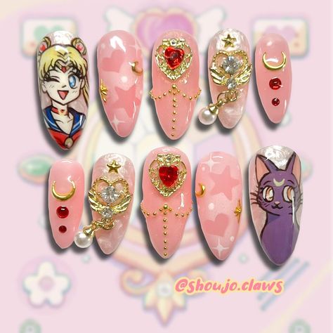 🌙💞 the one and only.. sailor moon~~ well well well… i’ve been doing this for whole two years and NEVER actually painted usagi 😭 i’ve done sailor venus before tho lol. i think i was just always nervous about actually doing sailor moon bc so many people have already made gorgeous sets 🥹 but im really proud of how these came out 💗💗 ⭐️ ATL GIRLIES: these will be available this sunday for purchase at @gurl2girl Women’s Makers Market at @bestendbrewing 2p-7p ! hope to see you there :D @haenails ... Well Well, Sailor Venus, So Many People, The One And Only, One And Only, Coming Out, Sailor Moon, See You, Nail Designs