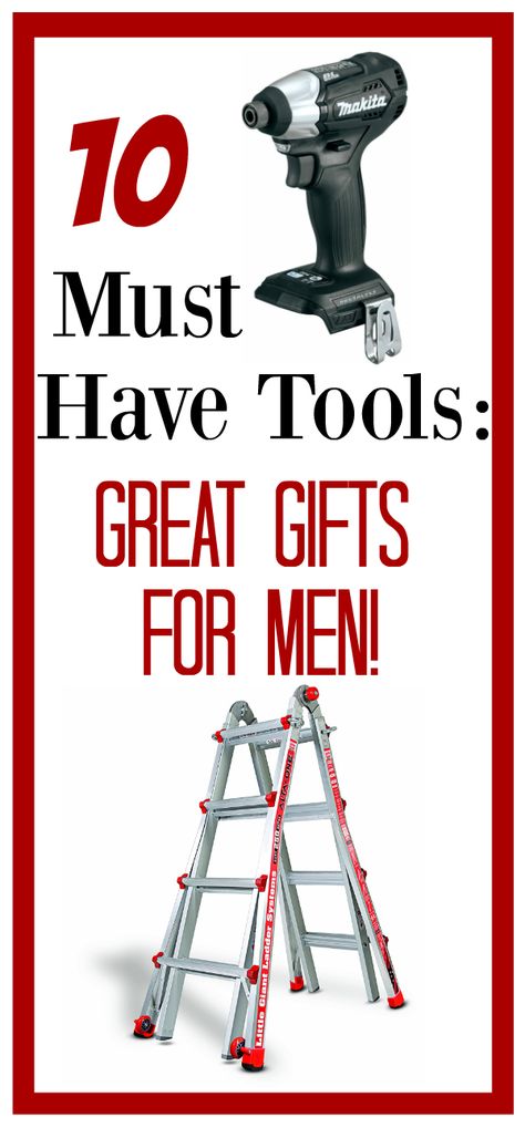 10 Must Have Tools-Great Gifts for Men – Fun-Squared Card For Boyfriend Diy, Ideas Birthday Card, Woodworking Gifts, Diy Fathers Day, Garage Gift, Card For Boyfriend, Diy Gifts For Him, Birthday Cards For Boyfriend, Mens Tools