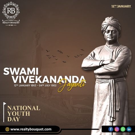 Swami Vivekananda Jayanti, Vivekananda Jayanti, Youth Day, Swami Vivekananda, Bollywood Movies, Bollywood Stars, Lets Celebrate, Investment, Quick Saves