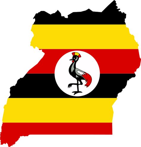 Flag map of Uganda Ugandan Flag, Missions Conference, Uganda Flag, Uganda Travel, National Symbols, Africa Map, Missions Trip, We Are The World, Flags Of The World