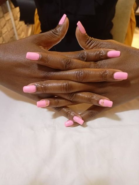 Pink Nails Box Nails, Matte Pink Nails, Matte Pink, Nail Inspiration, Nail Accessories, Manicure And Pedicure, Pink Nails, Nails Inspiration, Acrylic Nails