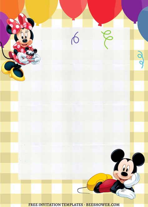 Awesome 10+ Fluttering Mickey And Minnie Mouse Canva Birthday Invitation Templates Minnie Mouse Background, Minnie Invitations, Mickey Mouse Invitations, Free Baby Shower Invitations, Mickey Mouse Birthday Invitations, Minnie Mouse Birthday Invitations, Minnie Mouse Invitations, Free Baby Shower, Mickey Mouse Art